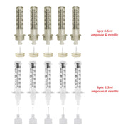 2 in1 Injection Gun Hyaluron Pen Kit + 0.3ml&0.5ml Ampoule Gold Hyaluronic Acid Pen Nebulizer Lip Injector Anti-Wrinkles Device-Health Wisdom™