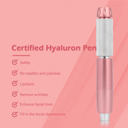 2 in1 Injection Gun Hyaluron Pen Kit + 0.3ml&0.5ml Ampoule Gold Hyaluronic Acid Pen Nebulizer Lip Injector Anti-Wrinkles Device-Health Wisdom™