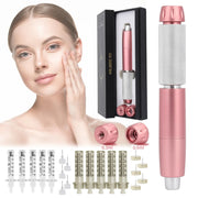2 in1 Injection Gun Hyaluron Pen Kit + 0.3ml&0.5ml Ampoule Gold Hyaluronic Acid Pen Nebulizer Lip Injector Anti-Wrinkles Device-Health Wisdom™