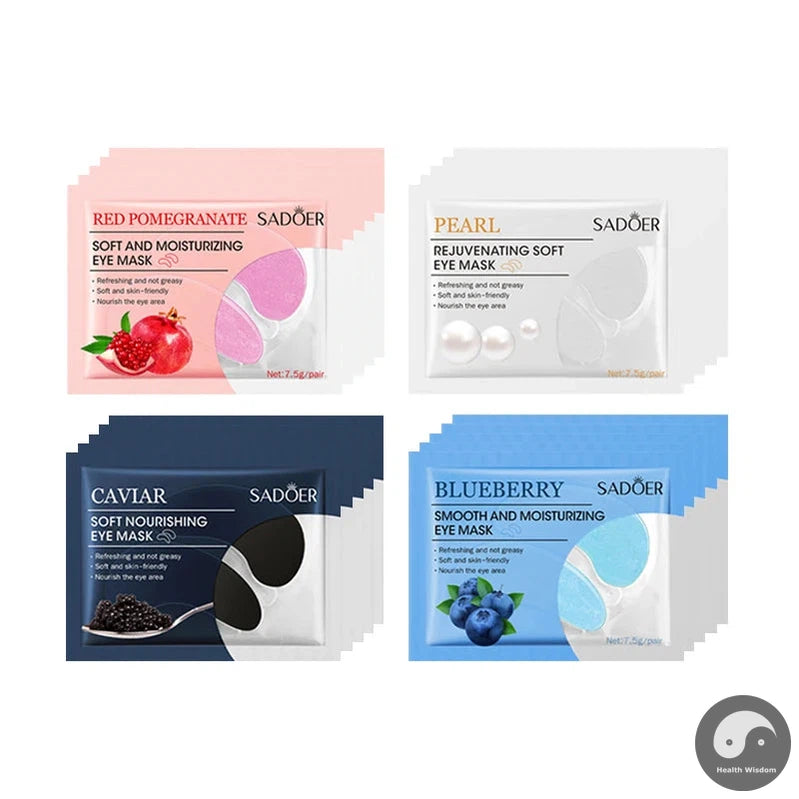 20 Pairs Anti-Aging Collagen Eye Mask Moisturizing Anti Wrinkle Remove Dark Circles Eyes Care Masks Beauty Skin Care Eye Patches-Health Wisdom™