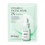 20 Pieces BIOAQUA Centella Collagen Vitamin C Facial Mask Moisturizing Refreshing Sheet Masks Hyaluronic Acid Skin Care Products-Health Wisdom™