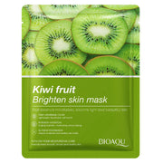 20 Pieces Natural Fruit Plant Facial Mask Sheets Moisturizing Oil-Control Blueberry Cucumber Pomegranate Fruit Aloe Face Mask-Health Wisdom™