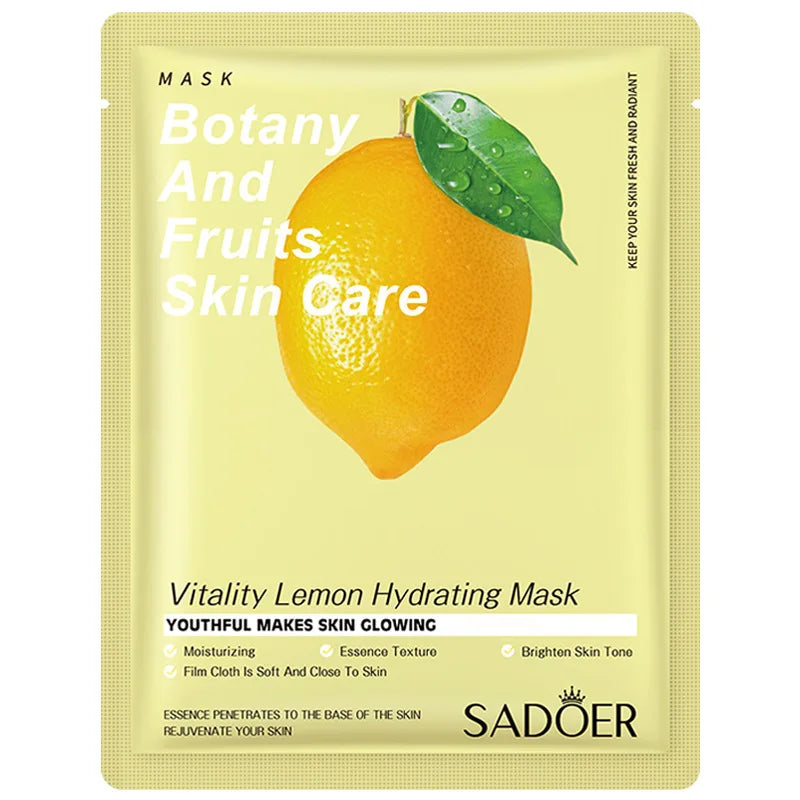 20 Pieces Plant Fruit Mask Sheets Set Hyaluronic Acid Rice Ginseng Broccoli Lavender Whitening Anti-wrinkle Skin Care-Health Wisdom™