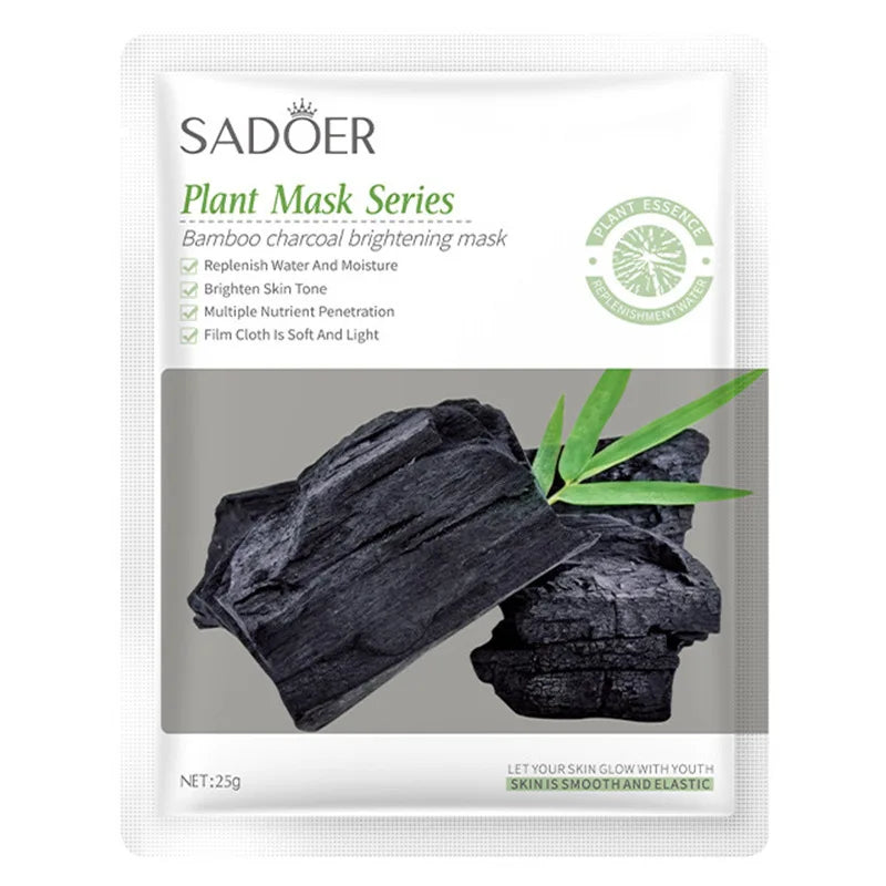 20 Pieces Plant Fruit Mask Sheets Set Hyaluronic Acid Rice Ginseng Broccoli Lavender Whitening Anti-wrinkle Skin Care-Health Wisdom™