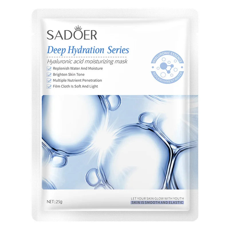 20 Pieces Plant Fruit Mask Sheets Set Hyaluronic Acid Rice Ginseng Broccoli Lavender Whitening Anti-wrinkle Skin Care-Health Wisdom™