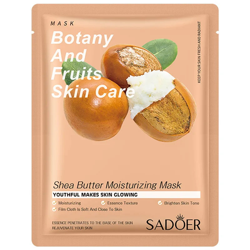20 Pieces Plant Fruit Mask Sheets Set Hyaluronic Acid Rice Ginseng Broccoli Lavender Whitening Anti-wrinkle Skin Care-Health Wisdom™