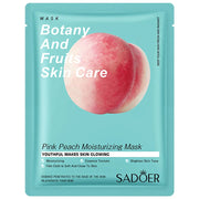 20 Pieces Plant Fruit Mask Sheets Set Hyaluronic Acid Rice Ginseng Broccoli Lavender Whitening Anti-wrinkle Skin Care-Health Wisdom™