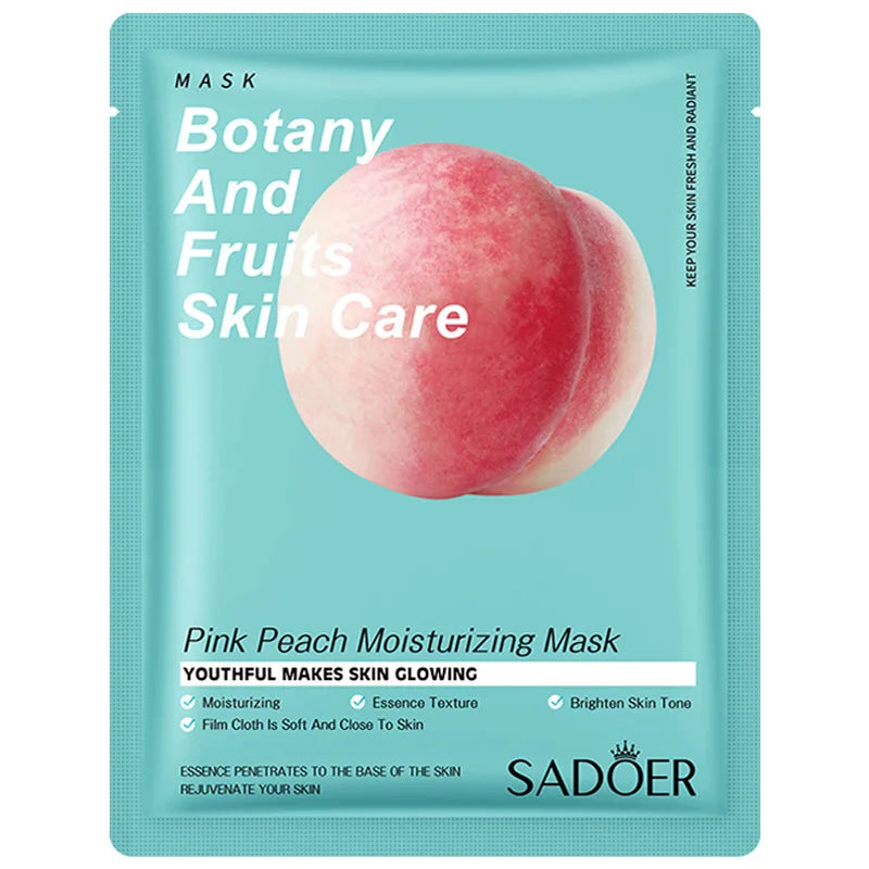 20 Pieces Plant Fruit Mask Sheets Set Hyaluronic Acid Rice Ginseng Broccoli Lavender Whitening Anti-wrinkle Skin Care-Health Wisdom™
