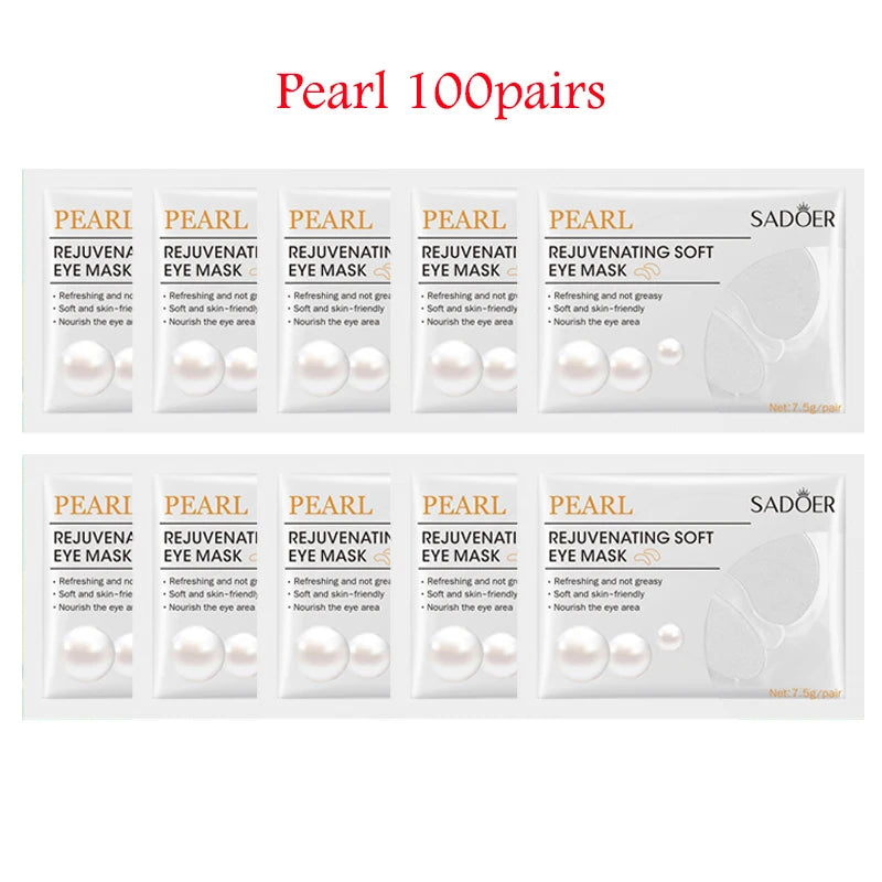 200pcs=100pairs Crystal Collagen Eye Mask Moisturizing Anti Dark Circles Eye Bags Anti-wrinkle Eye Patches Skin Care for Eyes-Health Wisdom™