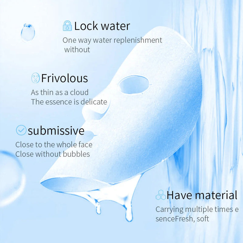 20pcs BIOAQUA Centella Collagen Face Mask Moisturizing Refreshing Sheet Masks Hyaluronic Acid Facial Mask Skin Care Products-Health Wisdom™