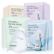 20pcs BIOAQUA Centella Collagen Face Mask Moisturizing Refreshing Sheet Masks Hyaluronic Acid Facial Mask Skin Care Products-Health Wisdom™