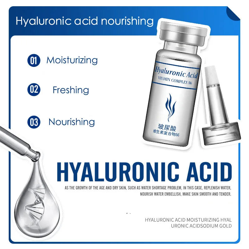 20pcs BIOAQUA Hyaluronic Acid Serum Facial skincare Moisturizing Anti Wrinkle Anti-aging Facial Essence Liquid Face Skin Care-Health Wisdom™
