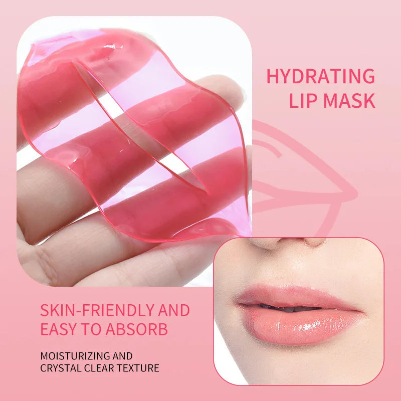 20pcs Crystal Collagen Gold Eye Mask Lip Patches Sets Moisturizing Anti-aging Anti-wrinkle Eye Patches Lip Mask Skin Care Sets-Health Wisdom™