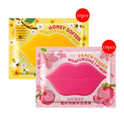 20pcs Crystal Collagen Lip Mask Lips Care Moisturizing Anti Wrinkle Labial Gel Pads Cherry Aloe Honey Lip Patch Lips Plumper-Health Wisdom™