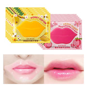 20pcs Crystal Collagen Lip Mask Lips Care Moisturizing Anti Wrinkle Labial Gel Pads Cherry Aloe Honey Lip Patch Lips Plumper-Health Wisdom™
