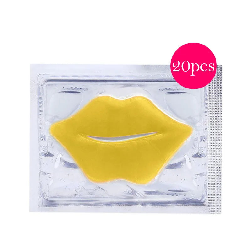 20pcs Crystal Collagen Lip Patches Moisturizing Anti-wrinkle Nourishing Lip Mask Lips Care Labial Masks Lips Plumper Gel Pads-Health Wisdom™