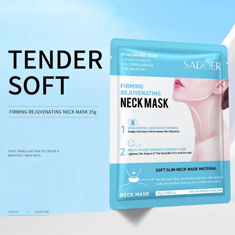 20pcs Hyaluronic Acid Neck Mask Collagen Firming Masks Anti-Wrinkle Whitening Anti-Aging Beauty Moisturizing Necks Skin Care-Health Wisdom™