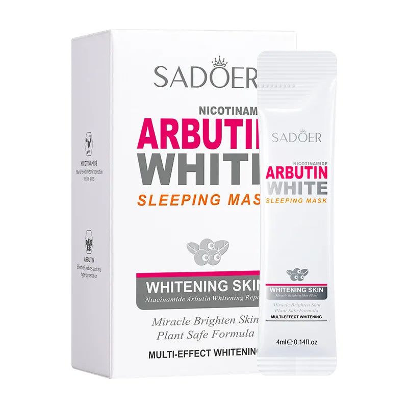 20pcs Niacinamide Arbutin Sleeping Facial Masks Whitening Anti-wrinkle Firming Face Masks skincare No-wash Sleep Facial Mask-Health Wisdom™