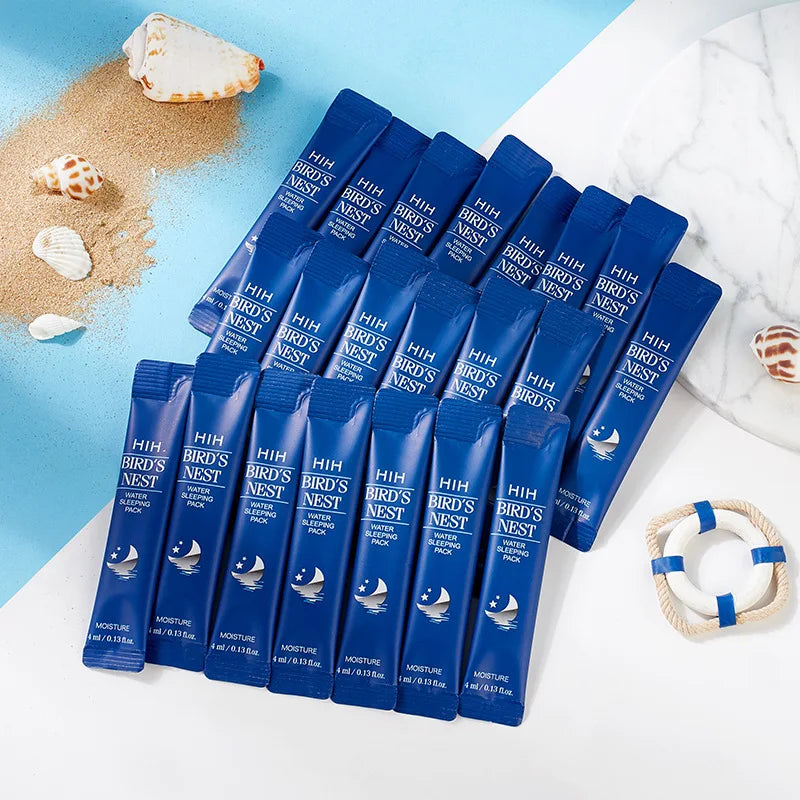 20pcs Ocean Bird's Nest Sleeping Face Masks Wash-free Moisturizing Firming Brightening Shrink Pores Facial Mask Skin Care-Health Wisdom™