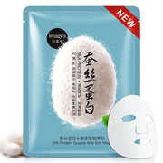 20pcs Silk Protein Face Mask Face Care Facial Sheet Mask Moisturizing Oil Control Nourishing Anti-aging Beauty Skin Care Masks-Health Wisdom™