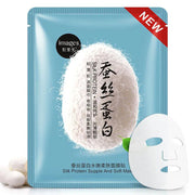 20pcs Silk Protein Face Mask Face Care Facial Sheet Mask Moisturizing Oil Control Nourishing Anti-aging Beauty Skin Care Masks-Health Wisdom™