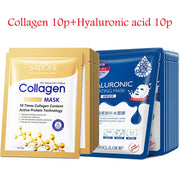 20pcs Snail Collagen Face Mask skincare Moisturizing Anti wrinkle Whitening Facial Masks Face Sheet Mask Korean Skin Care-Health Wisdom™