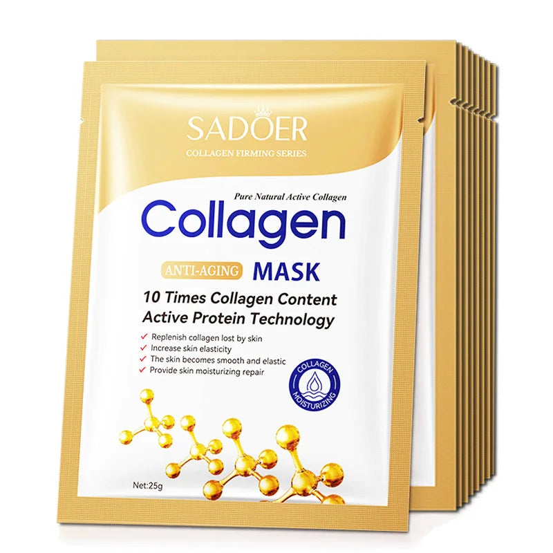 20pcs Snail Collagen Face Mask skincare Moisturizing Anti wrinkle Whitening Facial Masks Face Sheet Mask Korean Skin Care-Health Wisdom™