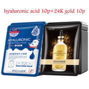 20pcs Snail Collagen Face Mask skincare Moisturizing Anti wrinkle Whitening Facial Masks Face Sheet Mask Korean Skin Care-Health Wisdom™