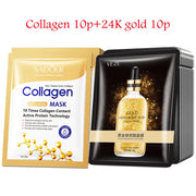 20pcs Snail Collagen Face Mask skincare Moisturizing Anti wrinkle Whitening Facial Masks Face Sheet Mask Korean Skin Care-Health Wisdom™