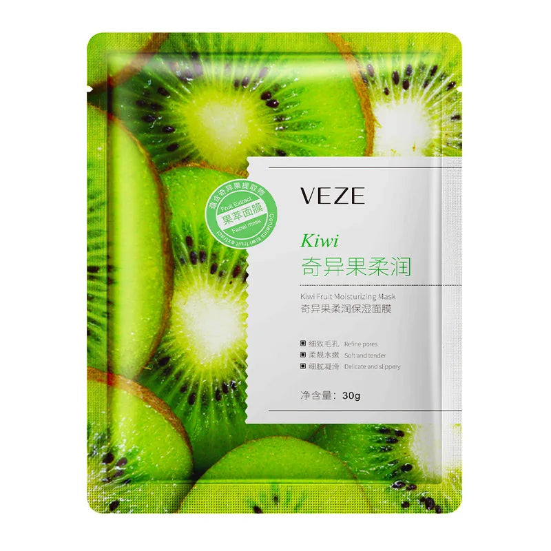 20pcs VENZEN Fruit Essence Facial Mask Moisturizing Anti-wrinkle Skincare Facial Masks Women Hydrating Facial Mask Skin Care-Health Wisdom™