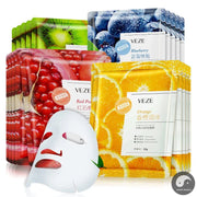 20pcs VENZEN Fruit Essence Facial Mask Moisturizing Anti-wrinkle Skincare Facial Masks Women Hydrating Facial Mask Skin Care-Health Wisdom™