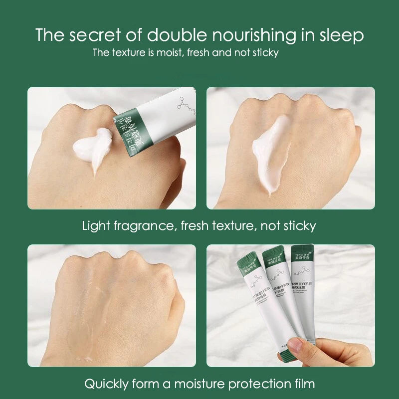 20pcs/lot Collagen Sleeping Facial Mask skincare Moisturizing Anti-wrinkles Skin Repair Brighten Face Mask Korean Facial Masks-Health Wisdom™