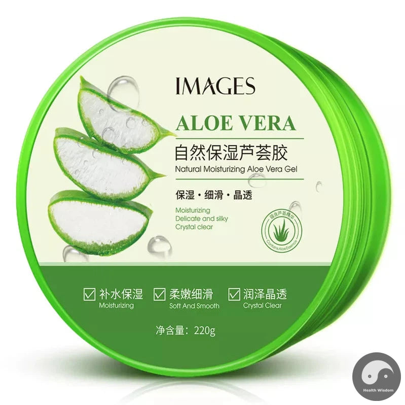 220g IMAGES Natural Aloe Vera Gel Moisturizing Face Cream Facial Care Day Creams Acne Treatment Hydrating Skin Care Aloe Gel-Health Wisdom™