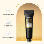 24K Gold Blackhead Removal Mask Deep Cleaning Moisturizing Remove Black Head Peel Off Nose Mask Blackhead Remover Peeling Masks-Health Wisdom™