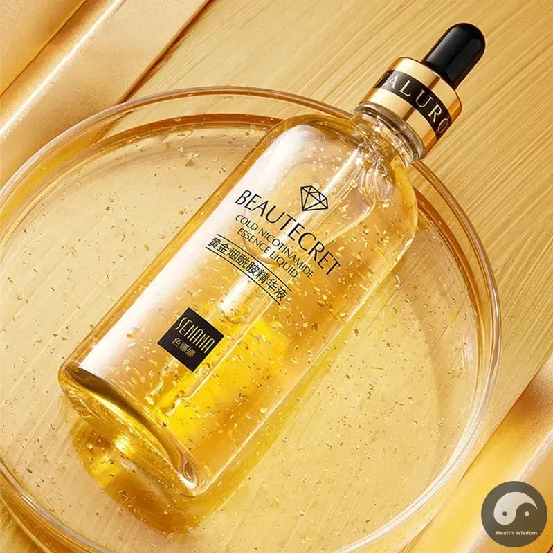 24K Gold Hyaluronic Acid Serum for Face Anti-wrinkle Anti-aging Brightening Moisturizing skincare Facial Serum Essence Face Care-Health Wisdom™