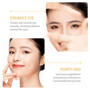24K Gold Moisturizing Eye Cream Anti Wrinkle Fade Dark Eye Circles Hyaluronic Acid Eye Cream Health Beauty Skin Care Product-Health Wisdom™