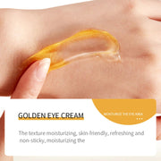 24K Gold Moisturizing Eye Cream Anti Wrinkle Fade Dark Eye Circles Hyaluronic Acid Eye Cream Health Beauty Skin Care Product-Health Wisdom™