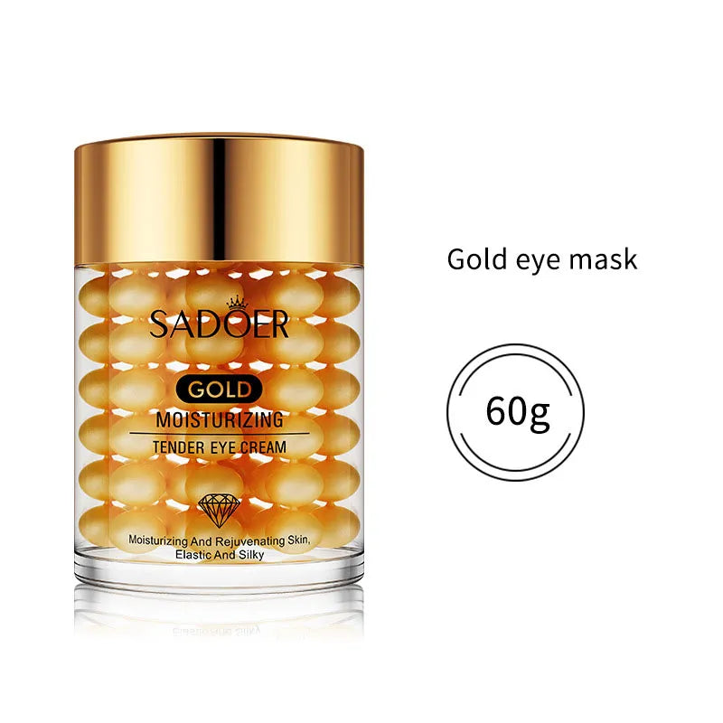 24K Gold Moisturizing Eye Cream Anti Wrinkle Fade Dark Eye Circles Hyaluronic Acid Eye Cream Health Beauty Skin Care Product-Health Wisdom™