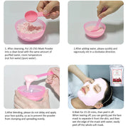 250g Natural Soft Hydro Jelly Face Mask Powder Masks Rose collagen Lavender DIY Rubber Facial SPA Jelly Mask Facial Skin Care-Health Wisdom™