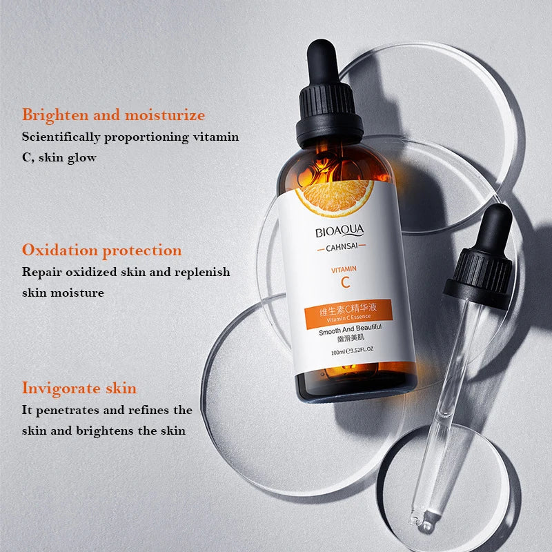2pcs 100ml BIOAQUA Vitamin C Face Serum for skincare Moisturizing Skin Repair Facial Serum Essence Facial Skin Care Products-Health Wisdom™