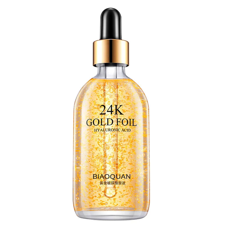 2pcs 24K Gold Essence Facial Moisturizing Brightening Shrinking Pore Anti-Aging Anti Wrinkle Face Serum Skin Care Products-Health Wisdom™