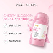 2pcs Green Tea Sakura Solid Facial Mask Stick Mud Masks Moisturizing Brightening Deep Cleaning Face Mask Skin Care Products-Health Wisdom™