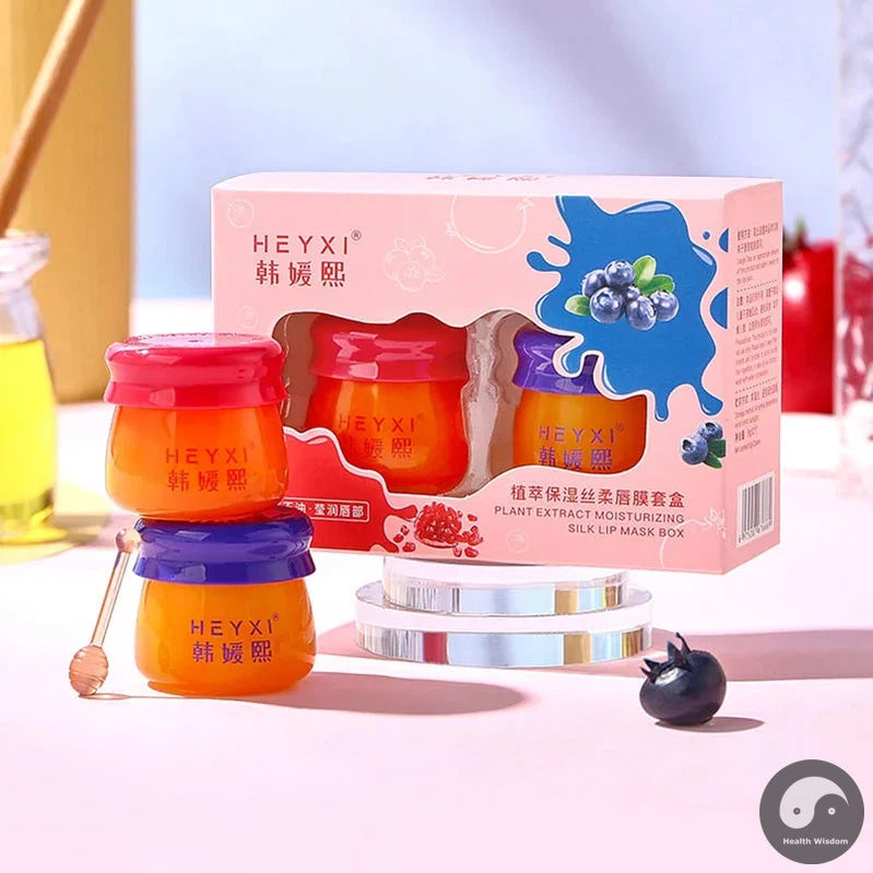 2pcs/Set Plant Lip Mask Sets Moisturizing Nourishing Brightening Anti Wrinkle Lips Masks Skin Care Products for Beauty-Health Wisdom™