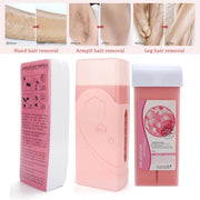 3 In 1 Roll On Depilatory Wax Kit Electric Body Hair Removal Waxing Heater Epilator Wax Heating Machine Waxing Strips Paper Set-Health Wisdom™