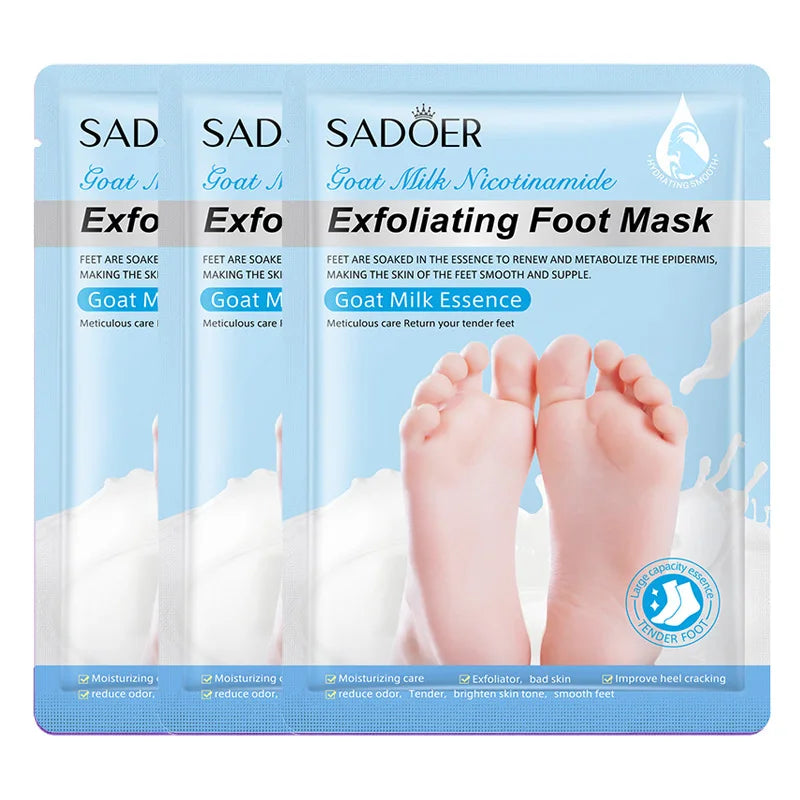 3 Pairs Lavender Feet Exfoliating Foot Mask Pedicure SPA Foot Bath Masks Moisturizing Dead Skin Remover Feet Peeling Mask-Health Wisdom™