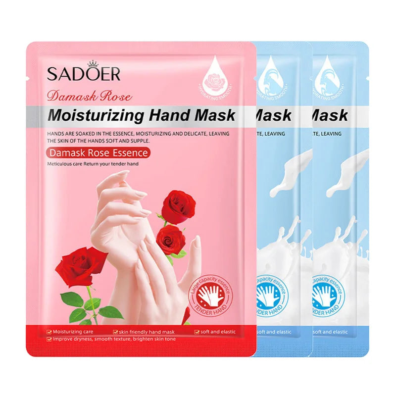 3 Pairs Moisturizing Hand Mask Hands Spa Gloves Exfoliating Hand Patches Gloves Peeling Remove Dead Skin Whitening Masks-Health Wisdom™