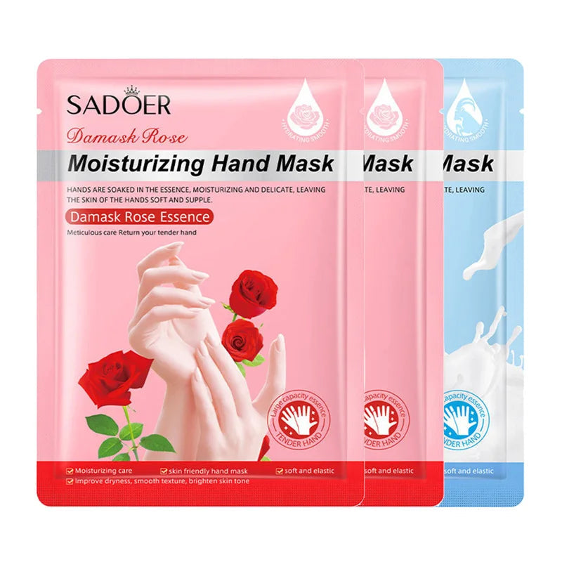 3 Pairs Moisturizing Hand Mask Hands Spa Gloves Exfoliating Hand Patches Gloves Peeling Remove Dead Skin Whitening Masks-Health Wisdom™