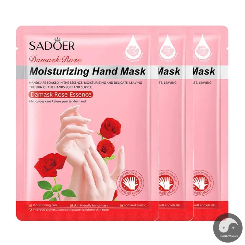 3 Pairs Moisturizing Hand Mask Hands Spa Gloves Exfoliating Hand Patches Gloves Peeling Remove Dead Skin Whitening Masks-Health Wisdom™