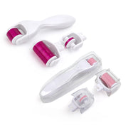 3 in 1 Derma Roller Micro Needles dr Roller Titanium Mezoroller DR Pen Machine Tool Skin Care Treatment Microdermabrasion Roller-Health Wisdom™
