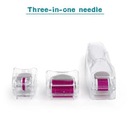 3 in 1 Derma Roller Micro Needles dr Roller Titanium Mezoroller DR Pen Machine Tool Skin Care Treatment Microdermabrasion Roller-Health Wisdom™